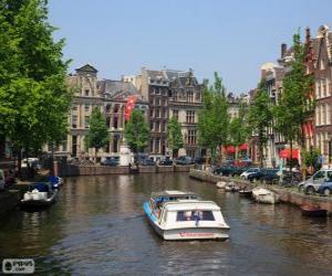 yapboz Kanallar, Amsterdam, Hollanda